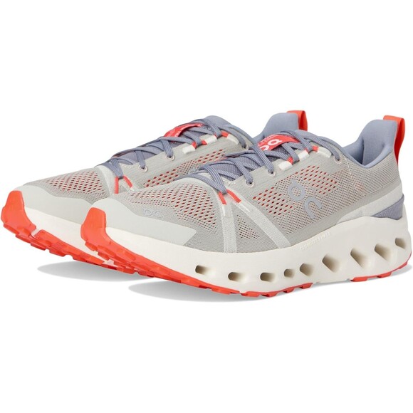 NIB ON CLOUD MEN'S CLOUDSURFER TRAIL ATHLETIC SNEAKERS FOSSIL/IVORY NIB - Picture 1 of 8